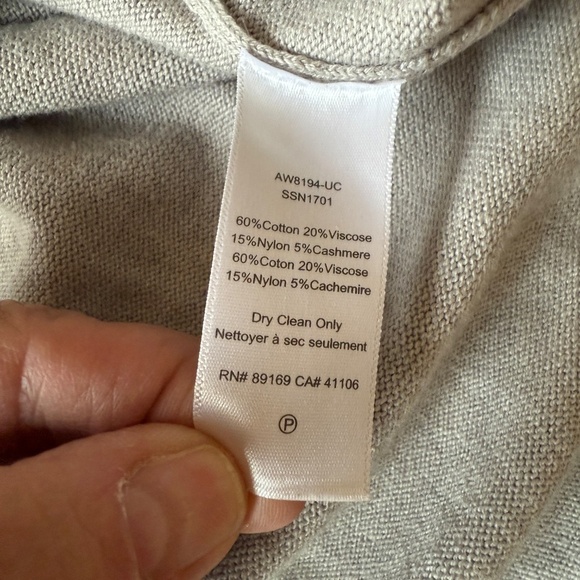 ATM ANTHONY THOMAS MELILLO PONCHO HOODIE SWEATER 1/4 ZIP MINIMALIST CASUAL XS S - Picture 11 of 12